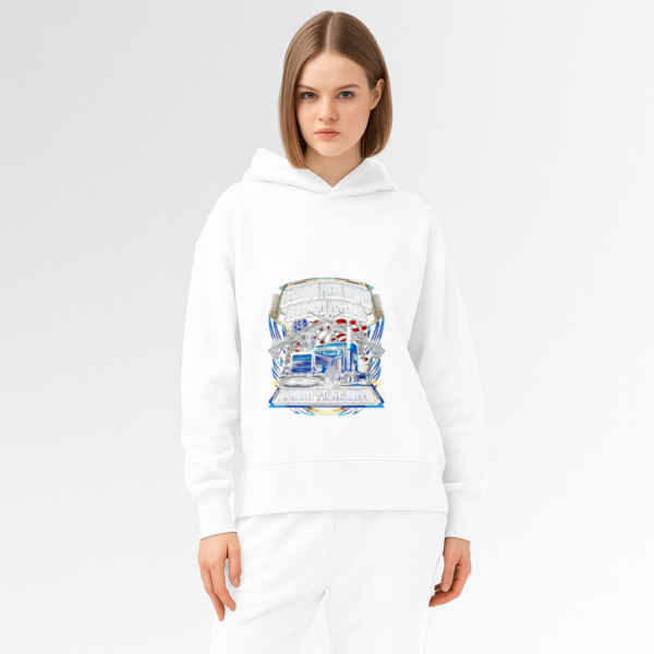 American Truck Driver US Veteran Proud to be both 4th July Hoodie - Image 3