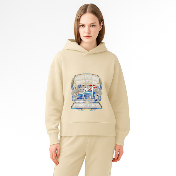 American Truck Driver US Veteran Proud to be both 4th July Hoodie - Image 13