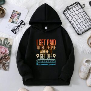 Best Bus Driver Art For Men Women Transit Driving Bus Driver Hoodie