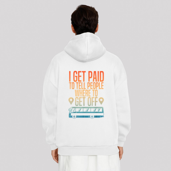 Best Bus Driver Art For Men Women Transit Driving Bus Driver Hoodie - Image 2