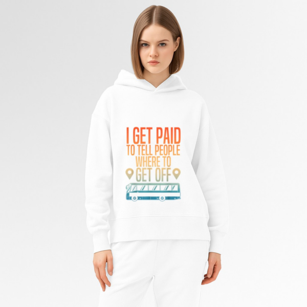 Best Bus Driver Art For Men Women Transit Driving Bus Driver Hoodie - Image 3