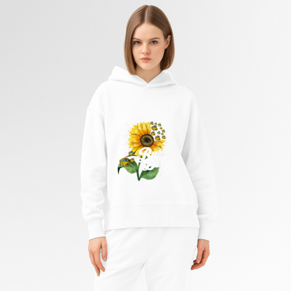 Bus Driver Life Sunflower Funny School Bus Driving Drivers Hoodie - Image 3