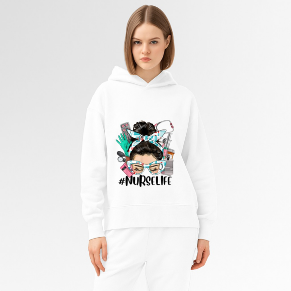 Funny Nurse Life Nursing School Nurse Appreciation Nurse Day Hoodie - Image 3